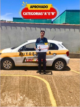 Aluno aprovado - Categoria B